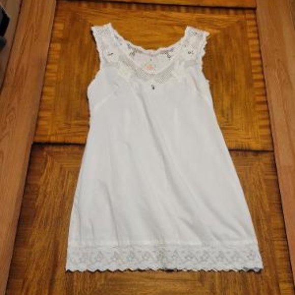 Free People Dresses & Skirts - Free People White Lace Shift Dress